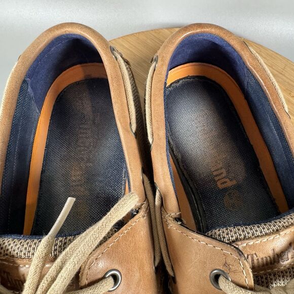 Timberland‎ Men's Sz 10.5 M Brown Loafers Boat Slip On Shoes - Picture 7 of 8